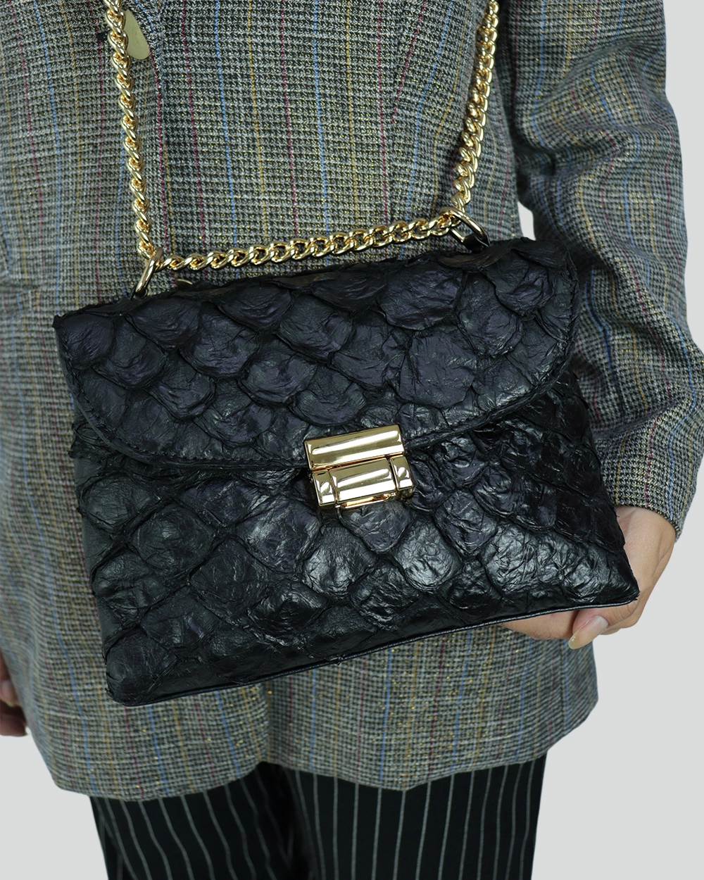 Bolsa de Couro Pirarucu