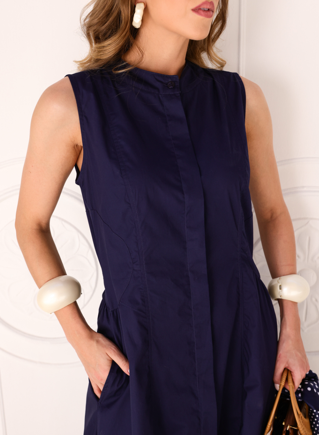 Vestido Maxi Midi Tricoline Empapelada