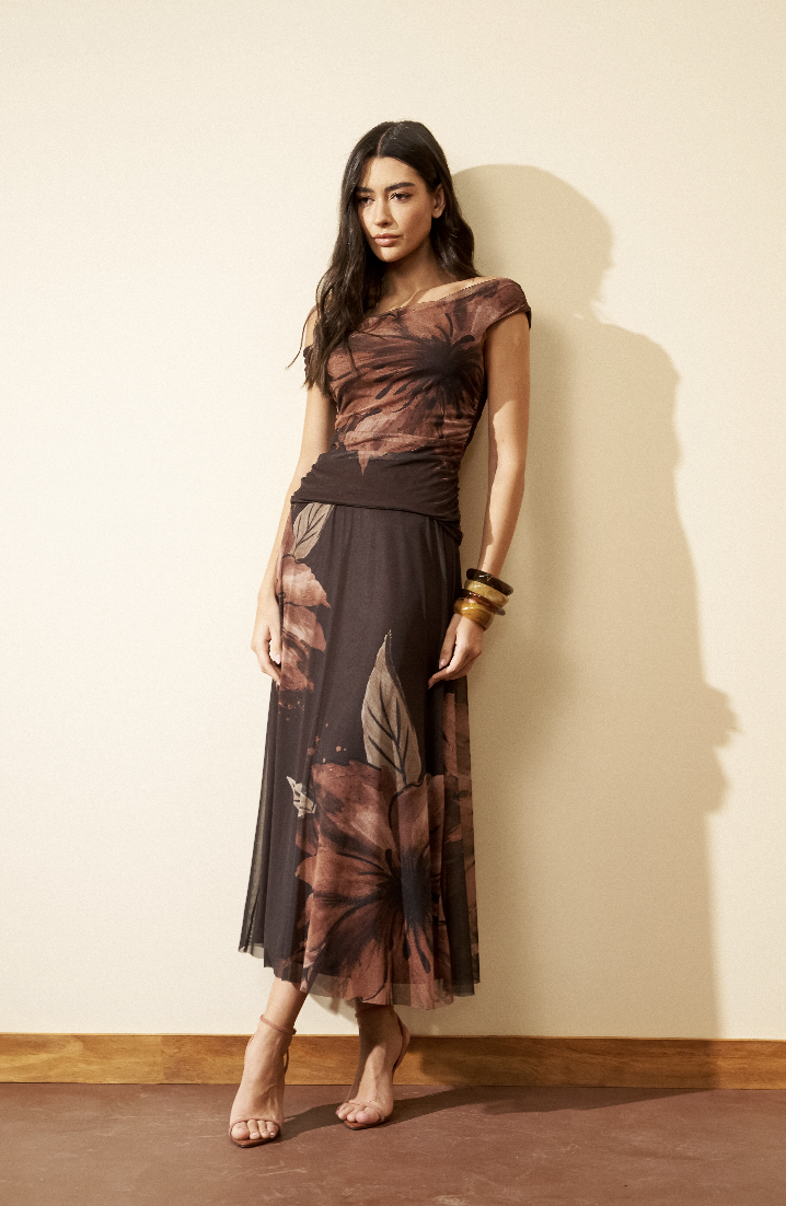 BLUSA MARROM DOWNTOWN BROWN